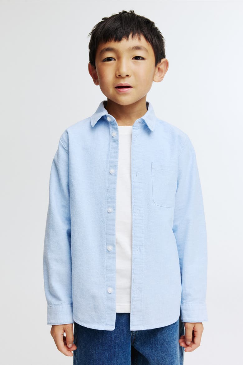 Cotton Shirt, Alternate, color, Light blue