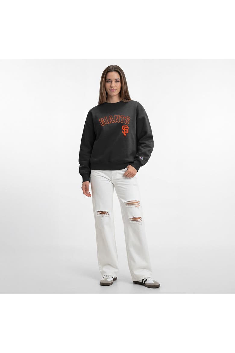 Women's Champion  Black San Francisco Giants All-Star Sweatshirt, Alternate, color, Black