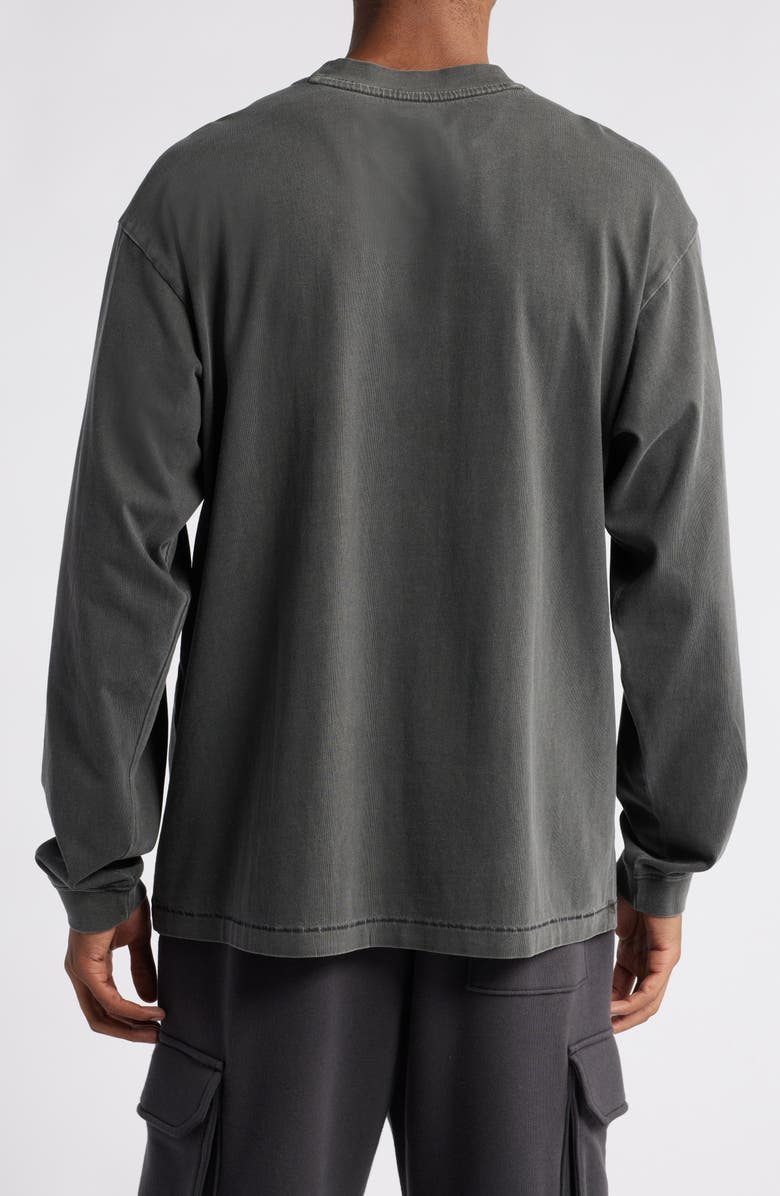 BP. Oversize Long Sleeve Pocket T-Shirt, Alternate, color, Grey Depths Washed