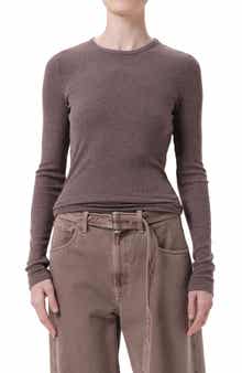 Delphi Slim Fit Ribbed T-Shirt