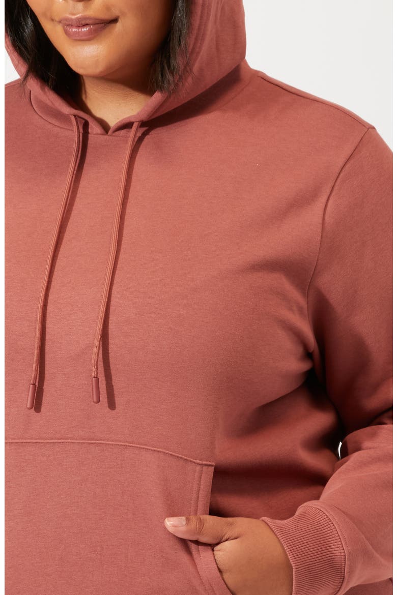 Invincible Fleece Hoodie, Alternate, color, CINNAMON