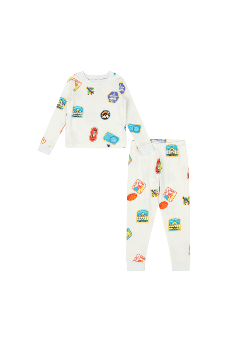 Kids Passport Stamp Playset - Travel-Inspired Matching Outfit, Main, color, Passport Stamp