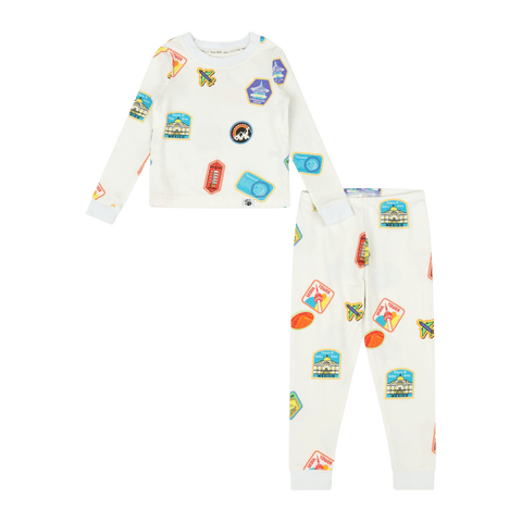 Kids Passport Stamp Playset - Travel-Inspired Matching Outfit