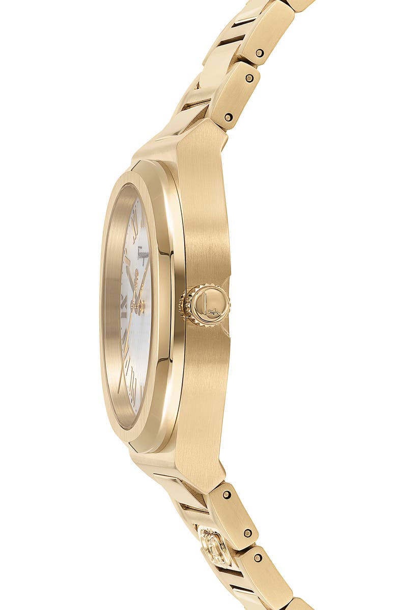 FERRAGAMO Elliptical Bracelet Watch, 36mm, Alternate, color, 