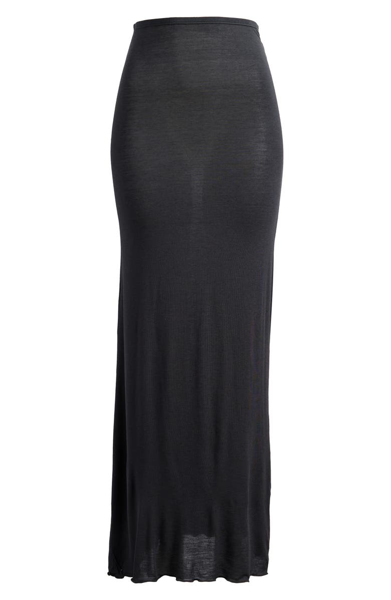 Sheer Modal Maxi Skirt