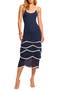Aurelia Stitch Trim Midi Dress