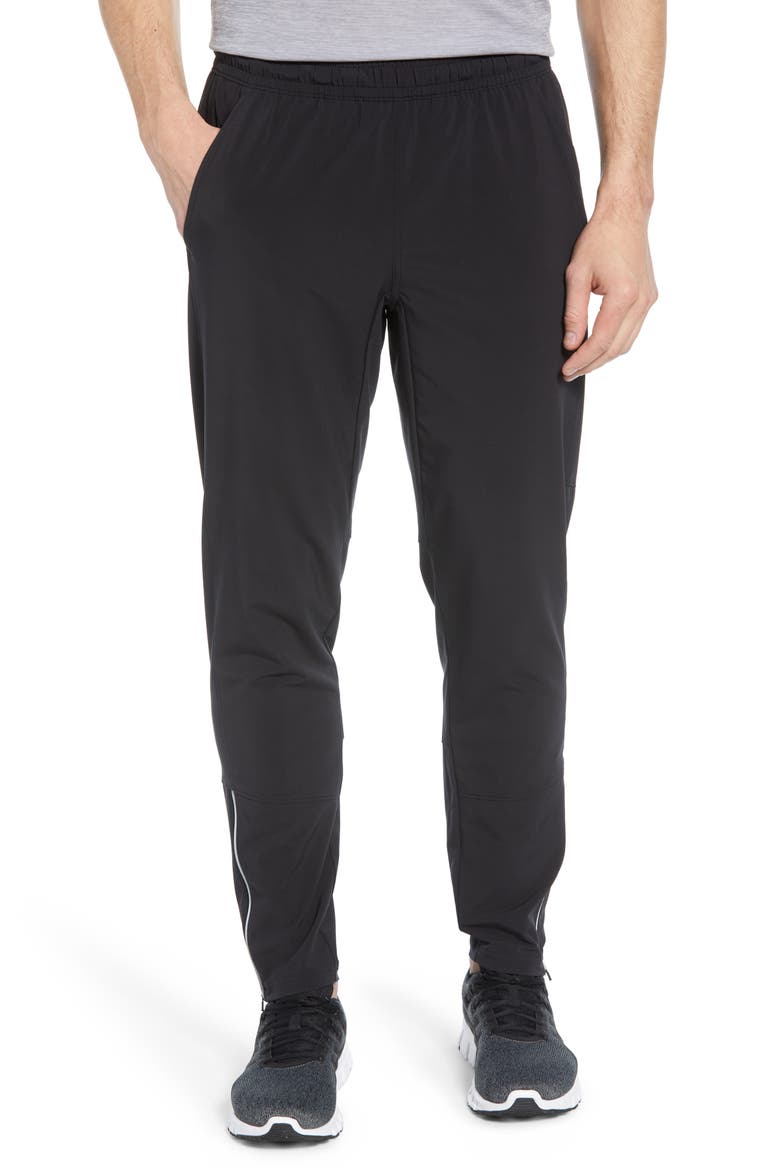 Core Stretch Woven Pants, Main, color, BLACK