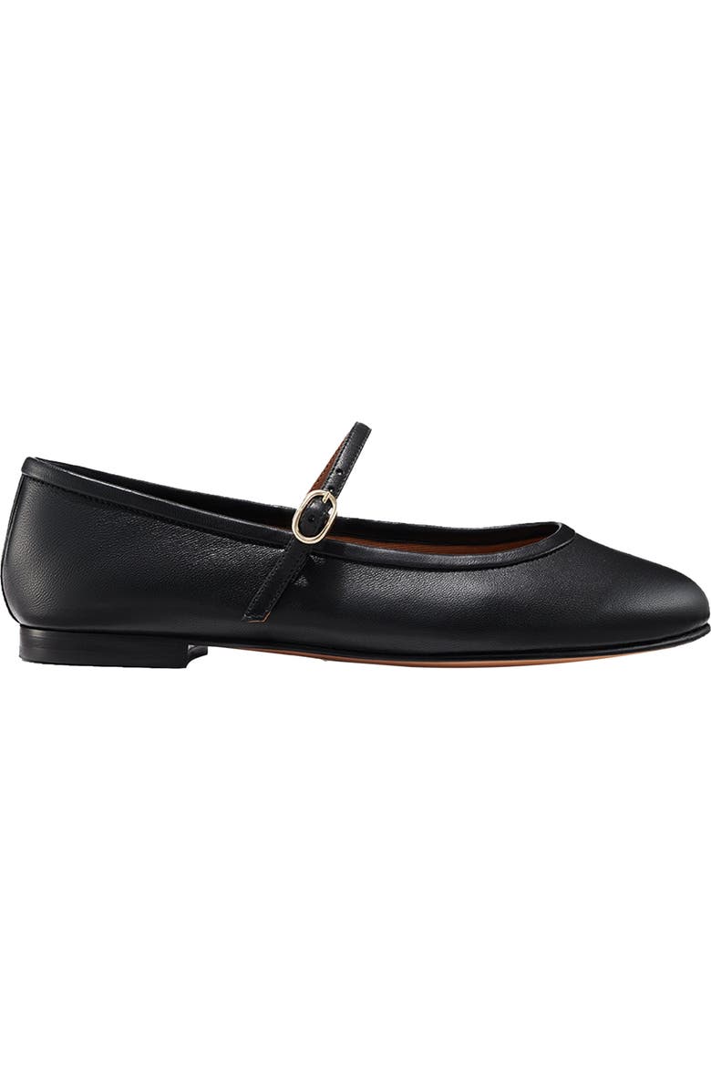 MARGAUX The Demi Jane Flat, Main, color, Black Nappa