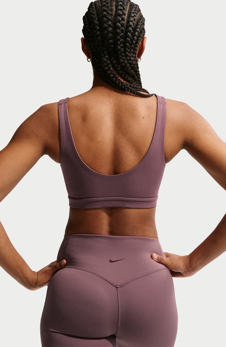 Nike Universa Medium-Support High-Waisted Pocket Biker Shorts, Alternate, color, 502 Tattoo/Burgundy Crush