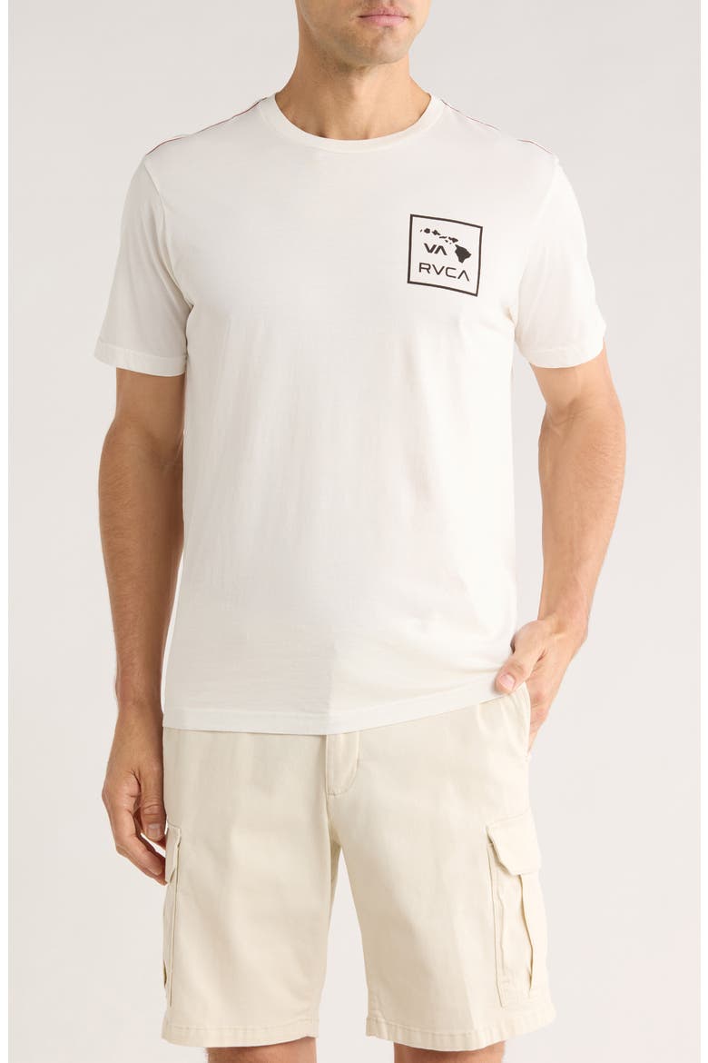 Island Cotton Graphic T-Shirt, Main, color, ANTIQUE WHITE