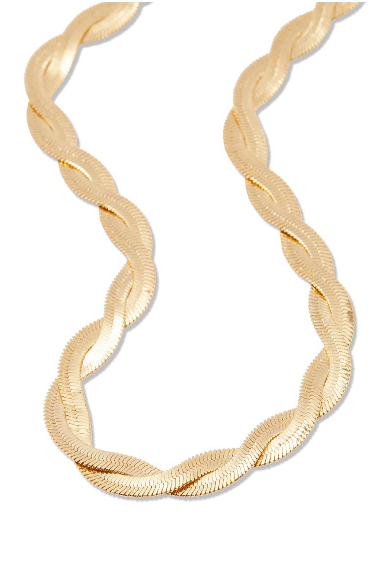 Haven Snake Chain Necklace, Alternate, color, GOLD