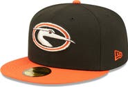 New Era Men's New Era Black Delmarva Shorebirds Authentic Collection Team Alternate 59FIFTY Fitted Hat