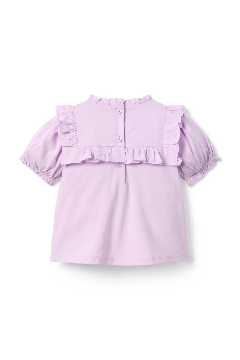 Ruffle Pintuck Top, Alternate, color, Purple