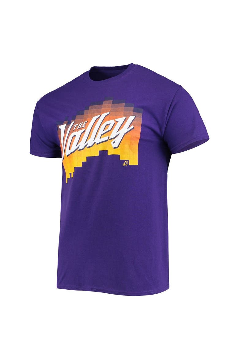 Men's Junk Food Purple Phoenix Suns The Valley Pixel T-Shirt, Alternate, color, Purple