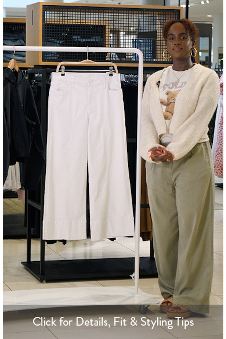 Meg Coated Pintuck High Waist Ankle Wide Leg Jeans video