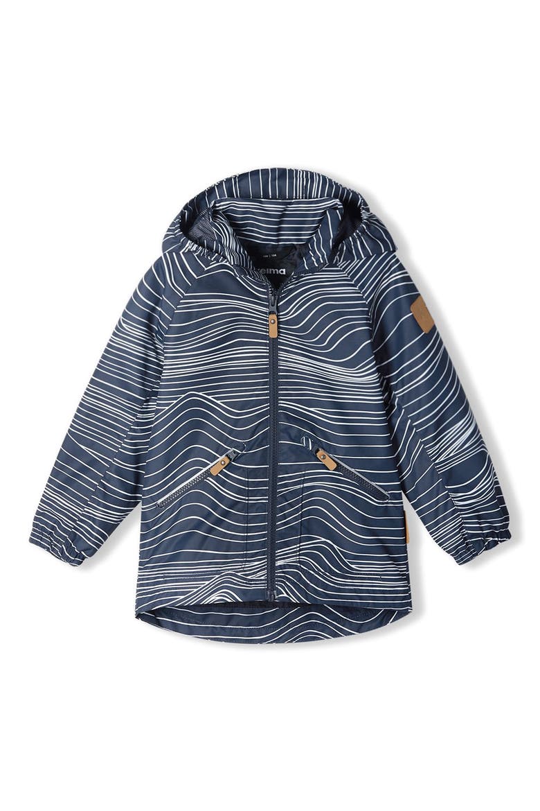 Kid's Finbo Reimatec® Waterproof Jacket, Main, color, NAVY