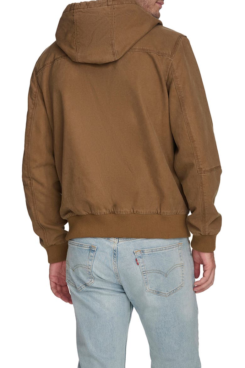Lightweight Workwear Hooded Jacket, Alternate, color, BROWN