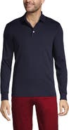 Lands' End Long Sleeve Cotton Supima Polo Shirt