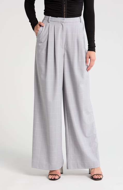 Pleated Wide Leg Pants