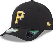 New Era Men's New Era  Black Pittsburgh Pirates Player Replica 9FORTY Adjustable Hat