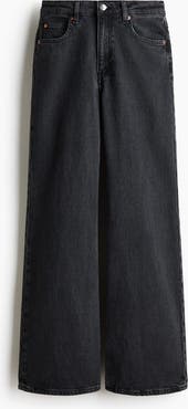 H&M Wide High Waist Jeans