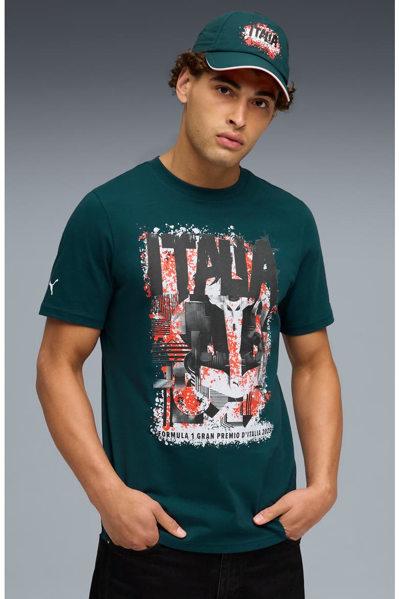Formula 1® Italy Graphic T-Shirt, Alternate, color, GREEN TERRAIN