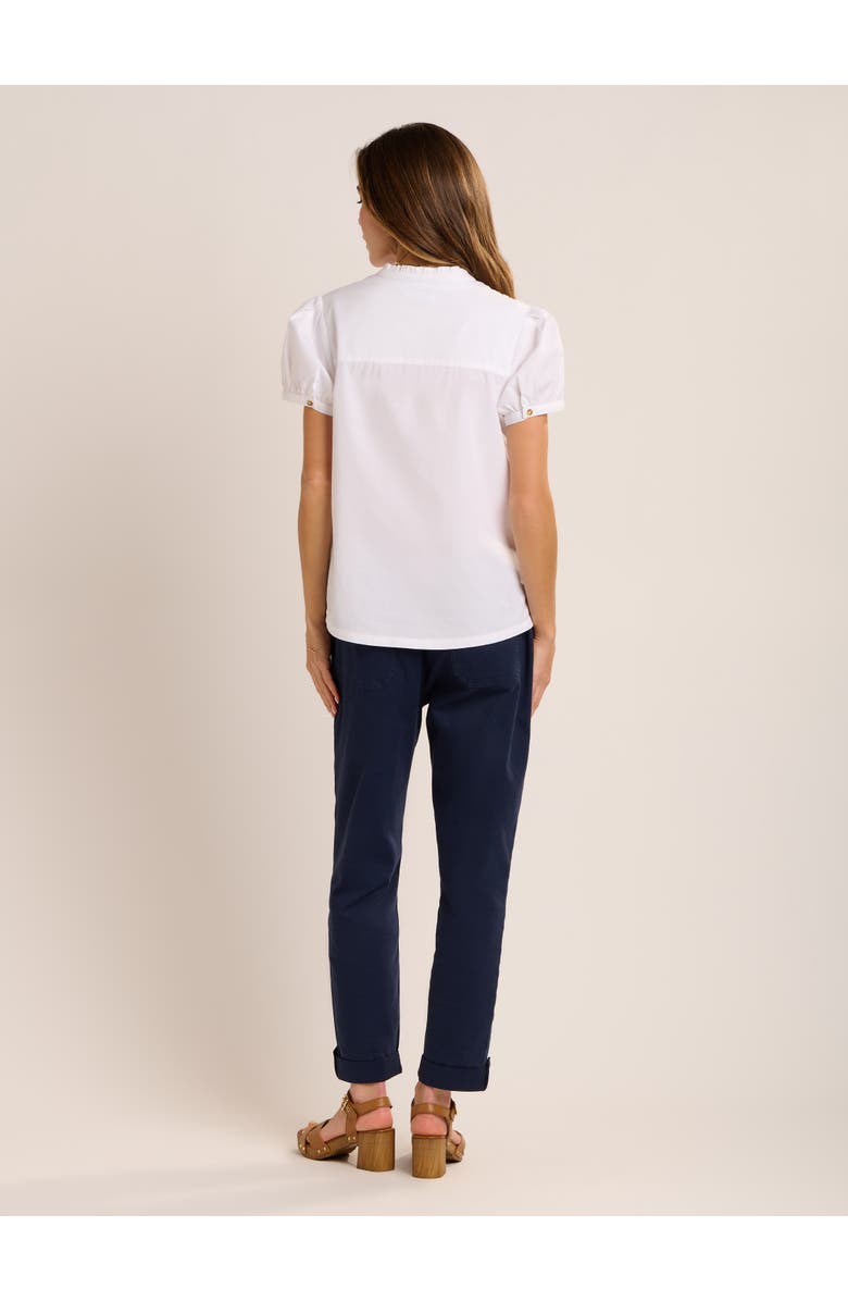 Brakeburn Hope Pintuck Detail Blouse, Alternate, color, White