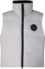 Canada Goose Grandview Black Label Crop 750 Fill Power Down Puffer Vest