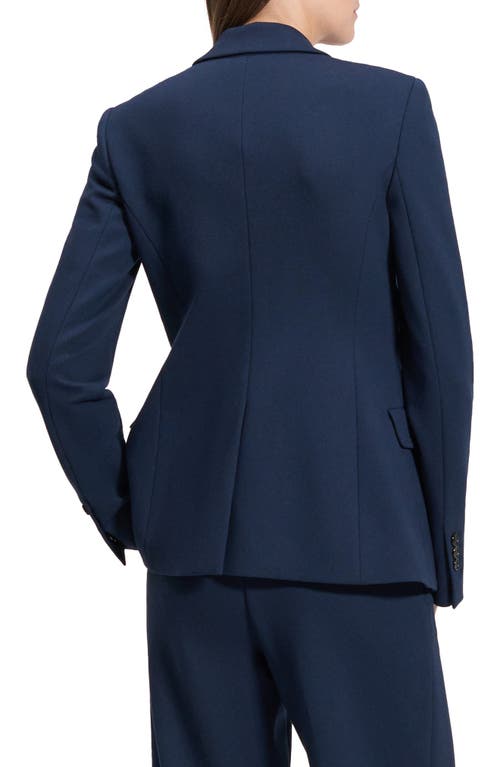 Theory One-button Blazer In Brght Navy