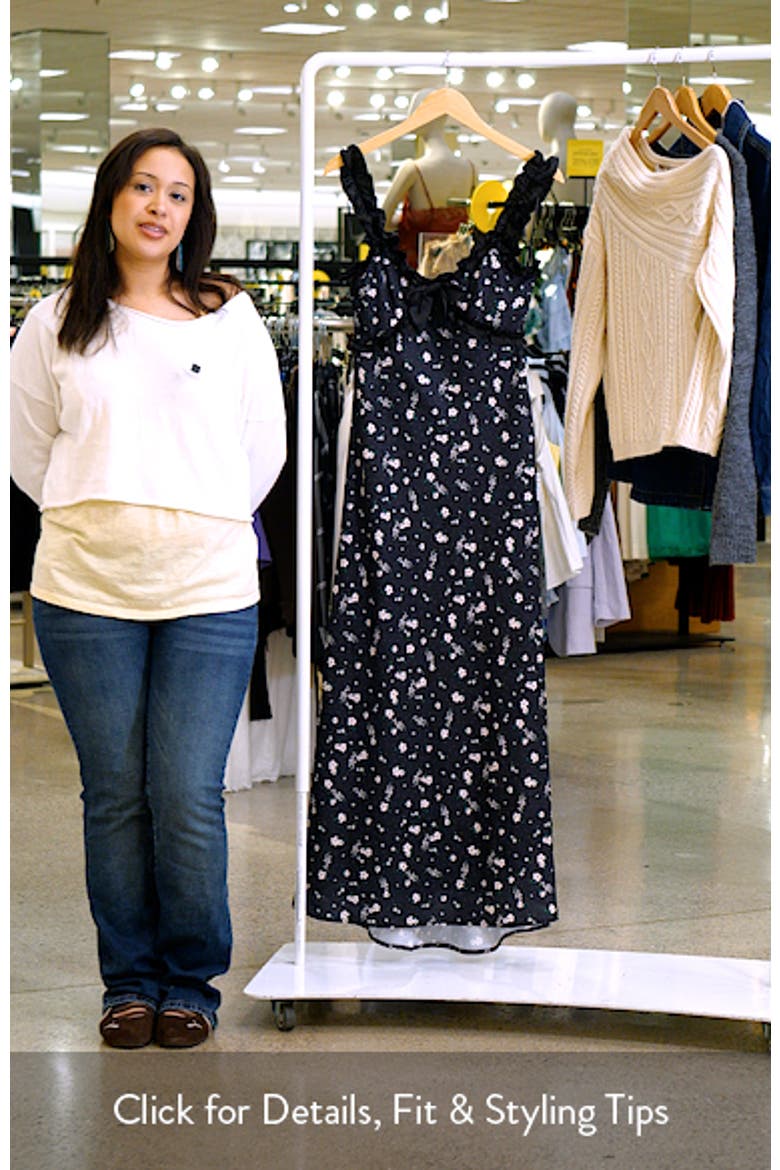 Lavern Floral Ruffle Maxi Dress video