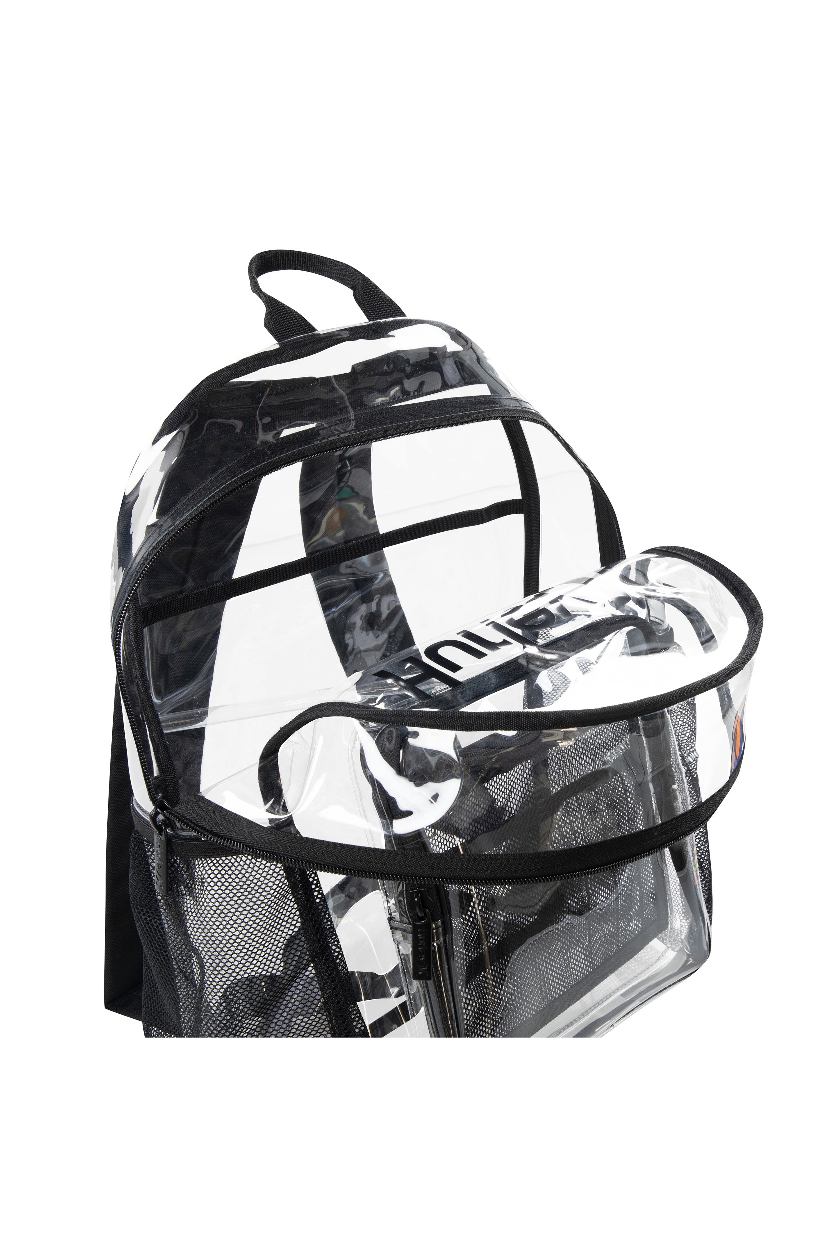 Hurley Kids' Clear Transparent Day Pack, Alternate, color, Clear
