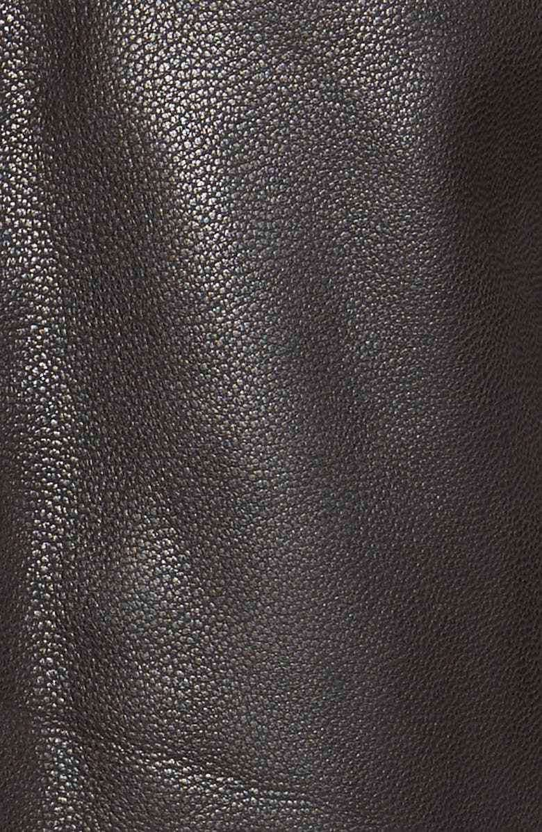 Cole Haan Washed Leather Trucker Jacket, Alternate, color,