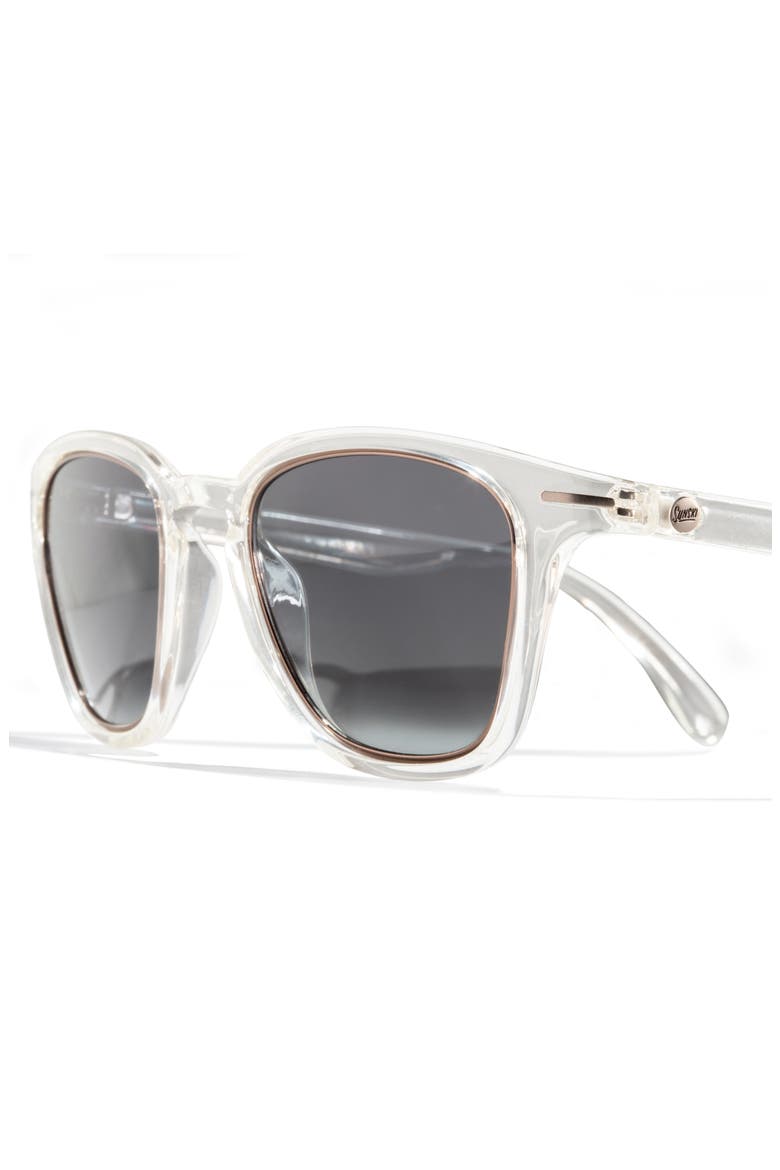 Andiamo 50mm Polarized Sunglasses, Alternate, color, CLEAR FOREST