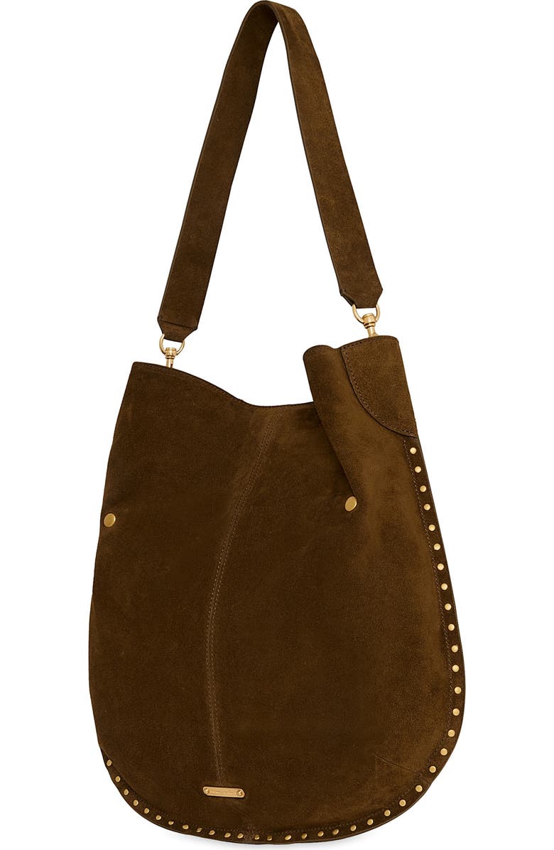 Rebecca Minkoff Darren Slim Suede Hobo, Alternate, color, Vintage