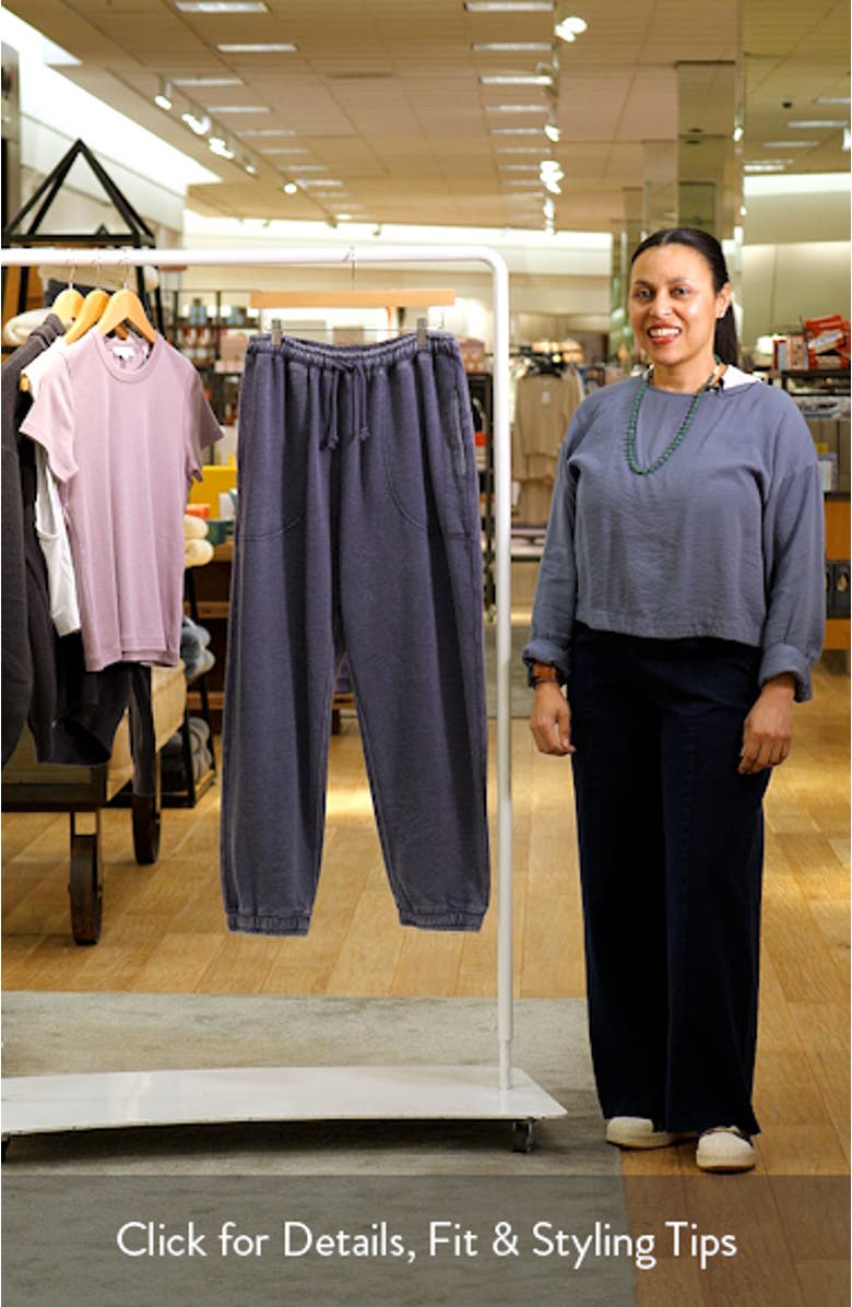 Slow it Down Cotton Blend Joggers, sales video thumbnail