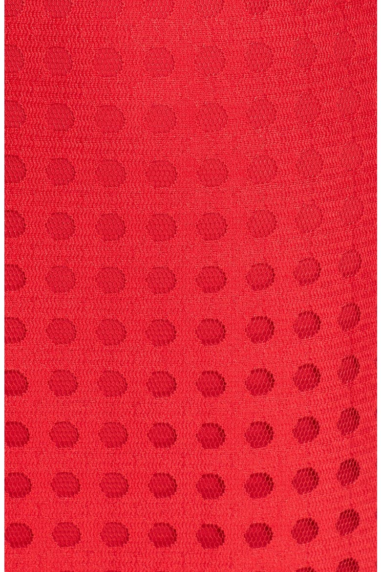 Mesh Pencil Skirt, Alternate, color, SPORT RED