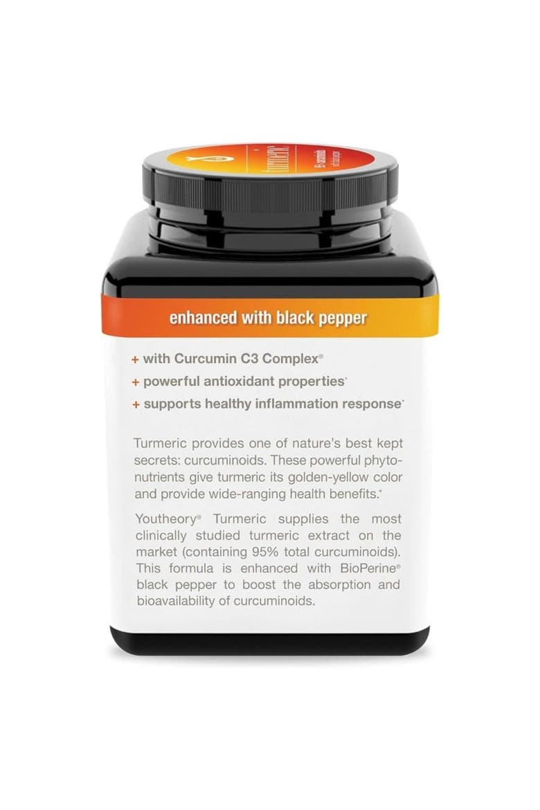 Extra Strength Turmeric Curcumin Supplement 1000 mg 180 Vegetarian Capsules, Alternate, color, None