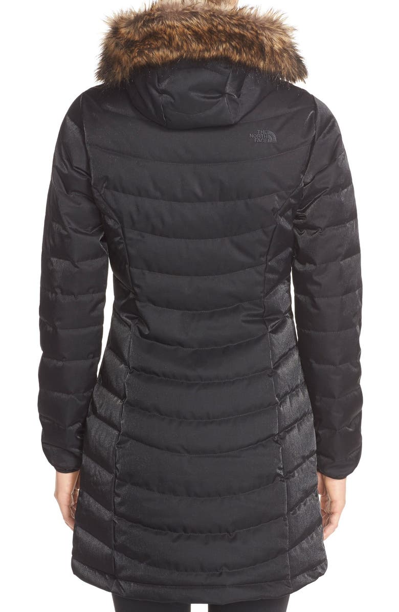 The North Face 'Snoqualmie' Faux Fur Trim Down Parka, Alternate, color,