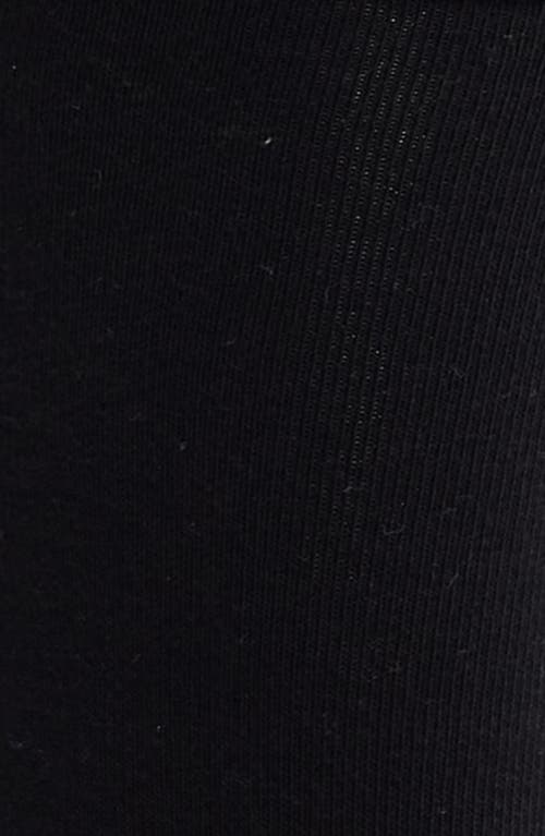 Casa Clara Kirra Ribbon Crew Socks In Black