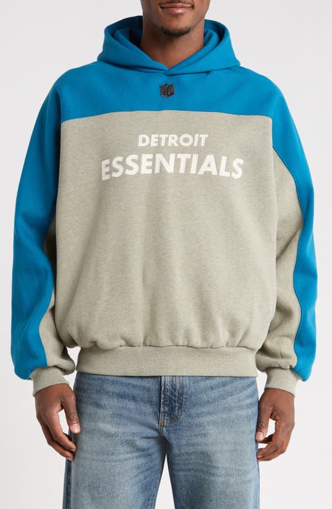 Detroit Lions 90s Relaxed Colorblock Hoodie