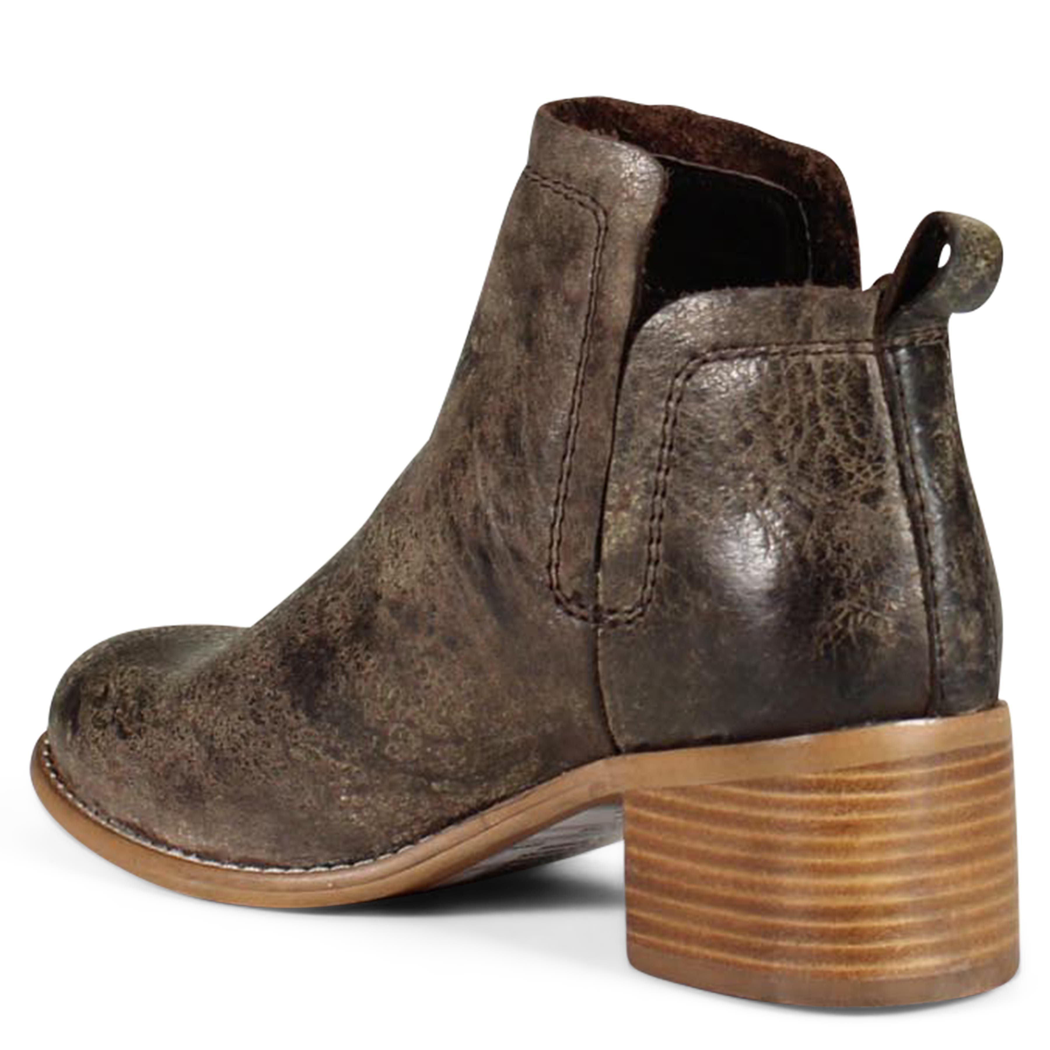 Diba True WIN DOE Vintage leather bootie, Alternate, color, Charcoal