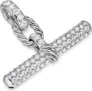 David Yurman Madison® Toggle Pendant in Sterling Silver with Diamonds, 29mm