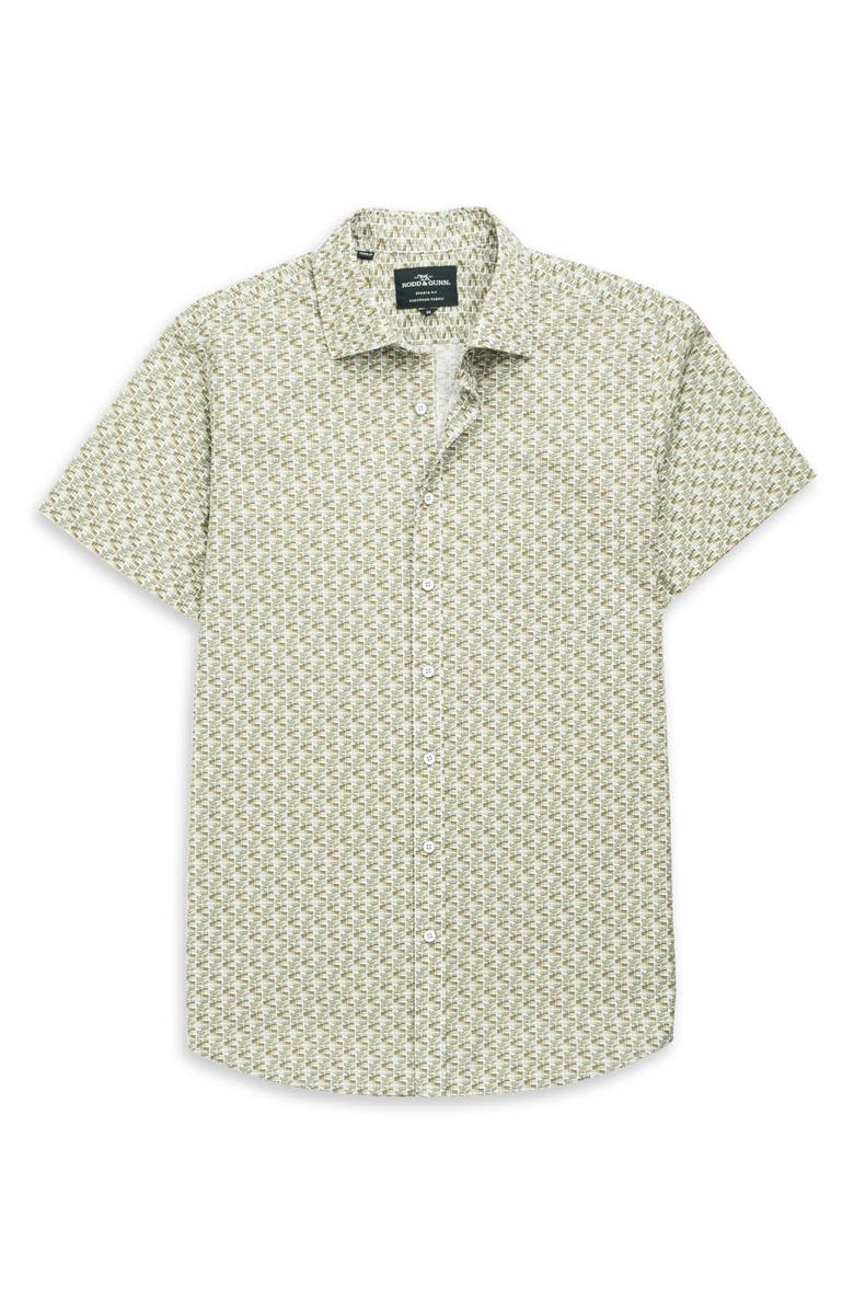 Rodd & Gunn Avonside Short Sleeve Organic Cotton Button-Up Shirt, Alternate, color, Fern
