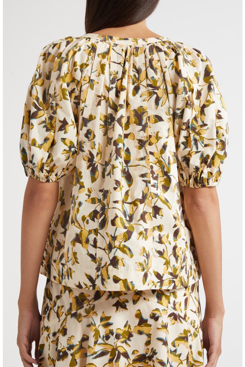 Tie Neck Puff Sleeve top, Alternate, color, LUCENT