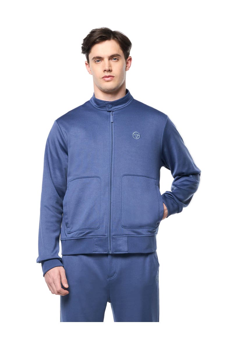 Sandro Track Jacket, Main, color, BLUE INDIGO