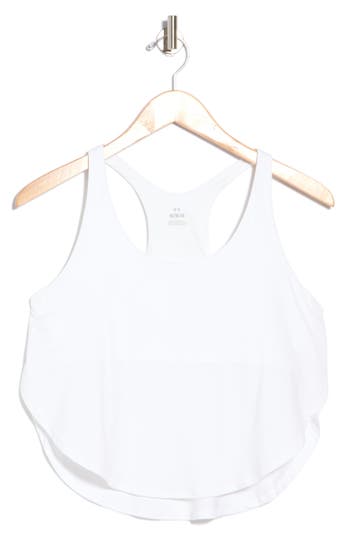 Under Armour Motion Racerback 2-in-1 Tank In Wht
