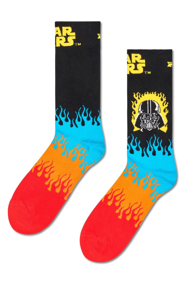 Happy Socks Assorted 6-Pack Star Wars Socks Gift Box, Alternate, color, White