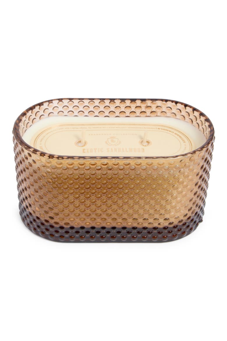 Sandalwood Rectangular Studded Candle, Alternate, color, EXOTIC SANDALWOOD