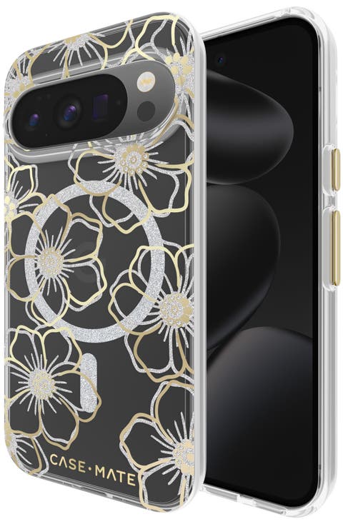 Floral Gems Case With Magnet For Google Pixel 10 / 10 Pro