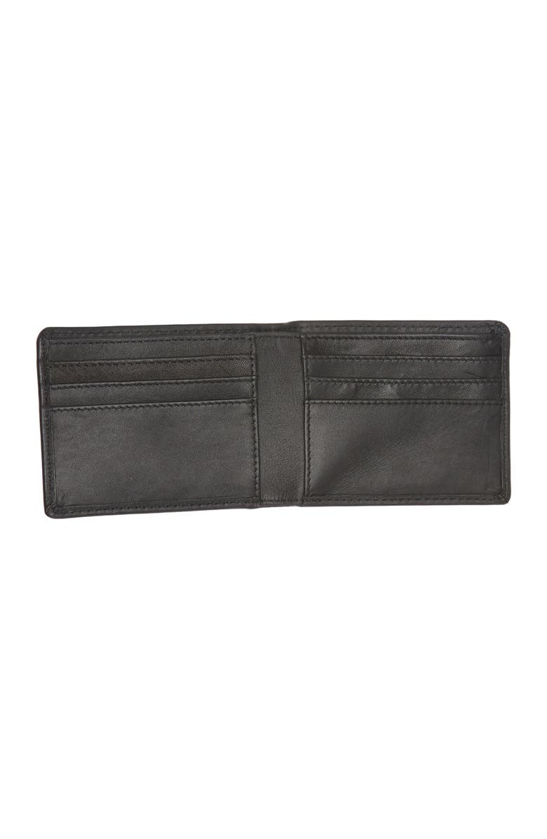 Steve Madden Two-Tone Leather Billfold Wallet, Alternate, color,